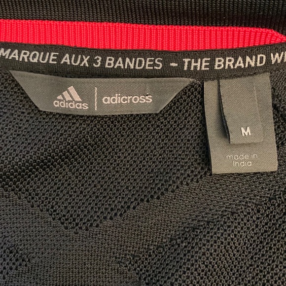 Adidas Golf ADICROSS PRIMEKNIT Bomber Black Jacket Zip Front size M - Picture 7 of 9